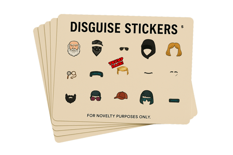 Disguise Expansion Set #5 - Trump Hair, God, Prince Vespa Hair, Lady Cybercore, Unibrow, Thugged Out Bandana, Hats & more