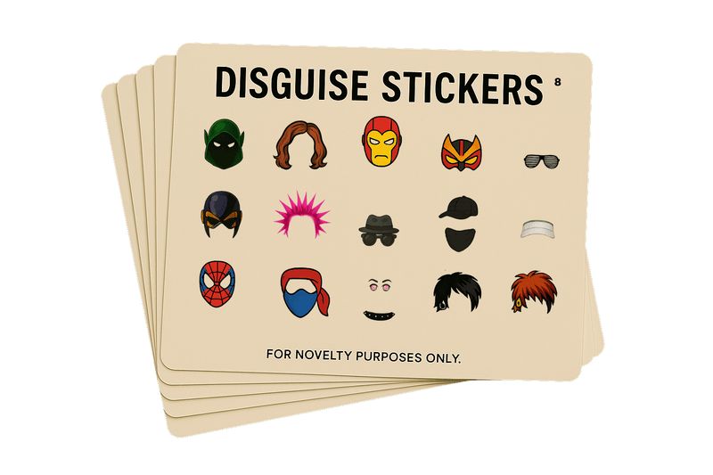 Disguise Expansion Set #8 - Elf, Locks, Punk/Emo Styles, Superhero Masks, Hats, Visors, Bandanas & more