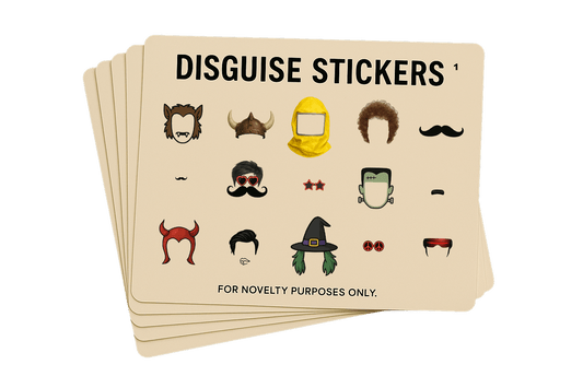 Disguise Expansion Set #1 - Viking Helmet, Hazmat Suit, Napoleon Dynamite Doo, Superhero Specs, Frankenstein, Witch, Shades & more