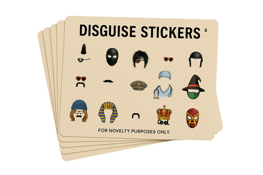 Disguise Expansion Set #2 - Doctor / Nurse, Military Commander, Pharoah Head Piece, Mexican Wrestler, Eye Patch and Mohawk & more