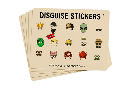 Disguise Expansion Set #7 - Trump Hair, Emo Hair & Piercings, Alien Face, Superhero Masks, Horror & more